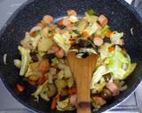 焼きそばソースで！簡単にも！野菜炒め弁当作り方36写真