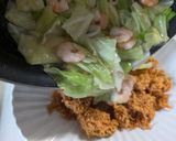 そのままチキンラーメンの野菜あんかけ作り方4写真