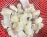 焼肉のタレで簡単(^^)ホルモン焼きそば作り方1写真