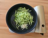 ズッキーニとアーモンドのレモンパスタ作り方4写真