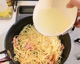 ベーコン・アスパラ・しめじのパスタ作り方8写真