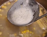 とうもろこしの中華風とろみ卵スープ作り方4写真