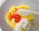 タコ無♪チーズ入♪じゃがいものたこ焼き風作り方5写真