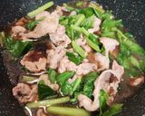 豚肉と小松菜のうま汁煮作り方3写真