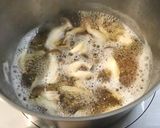 ひな祭り・おもてなし★シメジのかきたま汁作り方2写真
