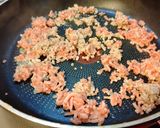 もやしとひき肉のカレー和え。作り方2写真