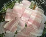 ベーコンの炊き込みご飯作り方1写真