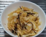 5分で春キャベツのごま油・塩昆布揉み覚書作り方5写真