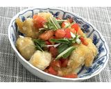 水菜とトマトの甘酢かけ唐揚げ★動画あり★作り方21写真