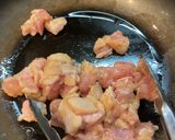 鶏肉、白菜、カボチャのミルク煮作り方3写真