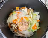 ワンパン。磯の香り野菜たっぷり和風パスタ作り方2写真