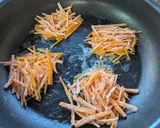子供に◎人参と紫蘇のもっちりバター焼き作り方3写真