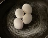フライパンで茹で卵作り方1写真