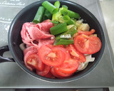 すき焼きトマトトッピング作り方3写真