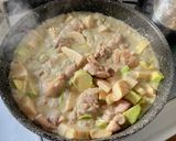 タケノコと鶏肉とアボカドのグリーンカレー作り方5写真