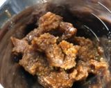 カブと豚肉の煮つけ（味噌味)作り方3写真