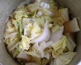 具沢山！白菜と えのき 椎茸 しめじの中華スープ作り方4写真