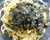簡単！和風海苔パスタ作り方1写真