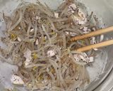 ゆかりで簡単梅風味鶏肉もやしナムル作り方5写真