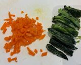 管理栄養士＊彩り和風雑炊作り方1写真