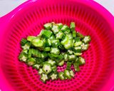 アカモクとオクラとトロロの十割蕎麦作り方1写真