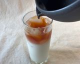 ノンカフェ✨冷たい✨ルイボスティーラテ作り方7写真