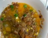 レンジクリーミーピリ辛シーフード炒飯弁当作り方7写真