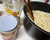 胡麻油を効かせた塩焼きうどん作り方1写真