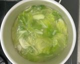 ちぎりキャベツのスープ by 草津市作り方2写真