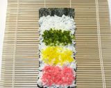 3色の漬け物海苔巻きのお弁当作り方4写真