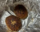 【低糖質】刺身のつまで豆腐ハンバーグ作り方7写真