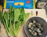 アサリとほうれん草のパスタ作り方1写真