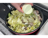 豚肉とキャベツのTKG旨辛丼★動画あり★作り方12写真
