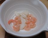冷凍むきえびといかの、オーロラソース炒め作り方9写真