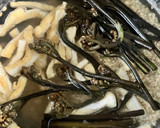 簡単　わらびの炊き込みご飯　玄米作り方3写真