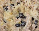 もやしと豚肉のヨーグルト納豆スープ作り方5写真