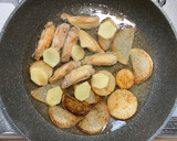 手羽中と焼き大根の生姜煮作り方6写真