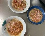 洋風シーフードおこわ味根菜茄子甘酢酢豚作り方4写真