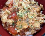 夏☀️にサッパリ‼️ツナ卵トマト丼作り方8写真
