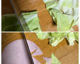 ハムとキャベツの和風パスタ作り方1写真