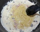 簡単明太子カルボナーラ作り方7写真
