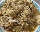 エノキダケと豆腐と卵を煮ただけ作り方2写真