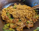 日清焼きそばを圧倒的に美味しくする豚苦瓜で最終篇作り方4写真