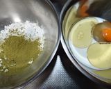 簡単♬抹茶＆粒あんのアメリカンワッフル♬作り方1写真