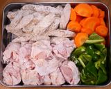 行列の☆とろとろ甘酢の甘辛鶏ごぼう定食🤩作り方2写真