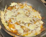 水菜と豚のキムチチーズチヂミ作り方5写真