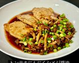 No3458トンテキにんにくシメジ醤油作り方9写真