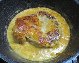 セロリと鶏もも肉のクリーム煮😋作り方3写真