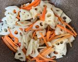 蓮根のきんぴら作り方3写真