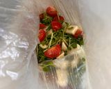 生ハム豆苗長芋トマトのサラダ作り方3写真